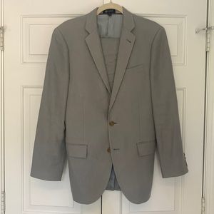 J Crew Ludlow Lightning gray linen suit